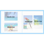 Exacompta Fotoalbum 30S sw 25x25 Arty blau