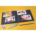 Exacompta Fotoalbum 30S sw 25x25 Arty grau