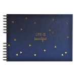 Exacompta Spiralalbum 50S sw 32x22 LIFE blau