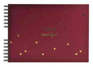 Spiralalbum 50S sw 32x22 LIFE rot