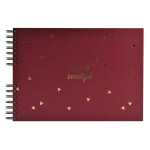 Exacompta Spiralalbum 50S sw 32x22 LIFE rot