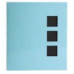 Exacompta Fotalbum 60S sw 29x32 Aquarel blau