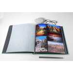 Exacompta Fotalbum 60S sw 29x32 Aquarel blau