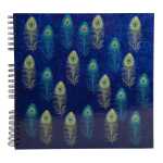 Exacompta Spiralalbum 60S sw 32x32 Pfau dblau