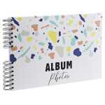 Exacompta Spiralalb Terrazzo weiß 29x32 50S