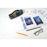 Exacompta Spiralalb Terrazzo weiß 29x32 50S