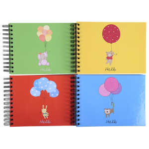 Exacompta Spiralalbum Hello sw 23x16 sort 50S