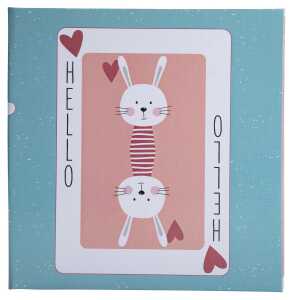 Fotalb 30S w 25x25 Spielkarte rs/bl