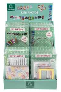 Tischdisplay Fotoset gefüllt