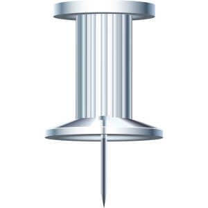 Exacompta Pinwandnadel Push Pins kristall 25St.