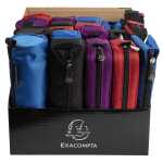 Exacompta Schlamperm 4Formen 5Farb sort OPAK