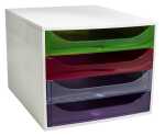 ECOBOX Schubladenbox mit 4 Laden