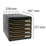 Exacompta BIG-BOX PLUS Clc Sw/Citrus/Sw