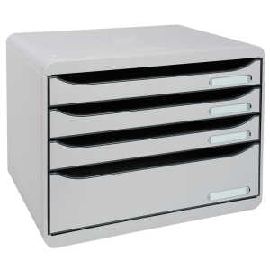 Exacompta Big-Box Plus quer 4 Laden grau