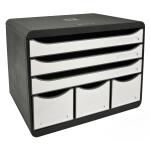 Exacompta STORE-BOX MAXI 6 Schbl sw/weiss glo