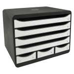 Exacompta STORE-BOX MINI 7 Schbl sw/weiss glo