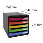 Exacompta BIG-BOX PLUS Clc Sw/glossy Harlekin