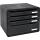 Exacompta Big-Box Plus quer 4 Laden schwarz