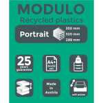 Schubladenbox MODULO 10 Schubladen A4+ schwarz Schubl harlekin glossy