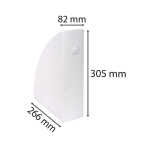 Exacompta Mag-Cube Stehsammler weiss