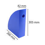 Exacompta Mag-Cube Stehsammler eisblau