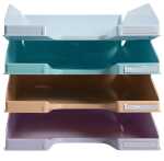 Set 4 Briefablagen Combo Pastellfb.