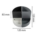 Exacompta THE QUARTER Mod. Köcher shades grey