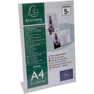 Exacompta Tischaufsteller A4 Hoch/Querformat