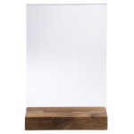 Exacompta Tischaufsteller Acryl/Holz A5 Hoch