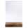 Tischaufsteller Acryl/Holz A5 Hoch