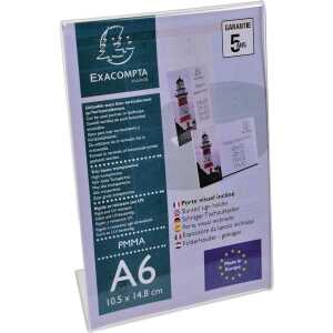 Tischaufsteller A6 Hoch/Querformat