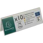 Exacompta Pack 10 Tischnamenschildr gefalt A6