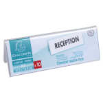 Exacompta Pack 10 Tischnamenschildr gefalt A6