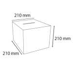 Losbox/Einwurfbox 21 glasklar