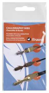 Brause 3er Set Feder Chanceliere und rund