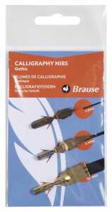 Brause 3er Set Gotische Feder 3140290165083