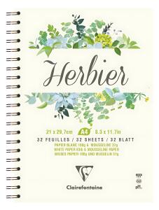 Clairefontaine Herbarium spir Din A4 180g 32Bl