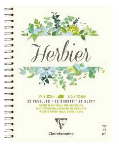 Clairefontaine Herbarium spir 24x32cm 180g 32Bl