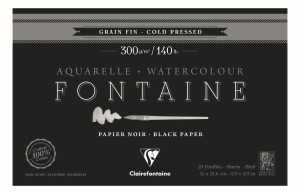 Clairefontaine Aquabl Fk FONsw 300g 14x21,6 20Bl