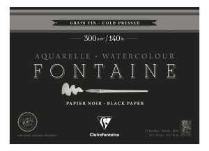Clairefontaine Aquabl Fkorn FONsw 300g 26x36 15Bl