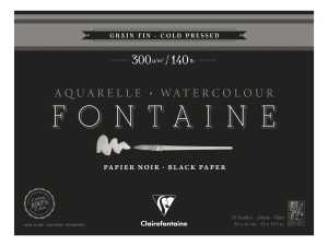 Clairefontaine Aquabl Fkorn FONsw 300g 30x40 15Bl