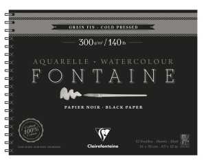 Clairefontaine Aquabl Fkorn FONsw 300g 24x30 12Bg