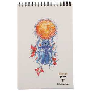 Clairefontaine Block 60Bl Tutanch mikrop A5+ 90g w