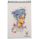 Clairefontaine Block 60Bl Tutanch mikrop A5+ 90g w