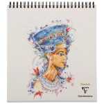 Clairefontaine Block 60Bl Tutanch perf 21x21 90g w