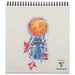 Clairefontaine Block 60Bl Tutanch perf 21x21 90g w