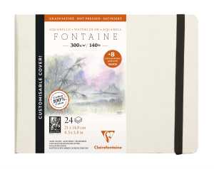 Clairefontaine Aquarellb 21x14,8 8Postk 300g gek