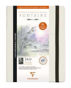 Clairefontaine Aquarellb 21x16 4Löschp 300g gek