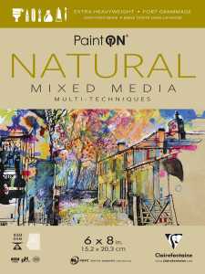 Clairefontaine PaintON US 20B l 15,2x20,3 natur