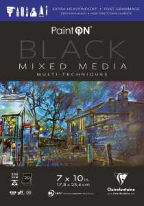 Clairefontaine PaintON US 20Bl 17,8x25,4 sw